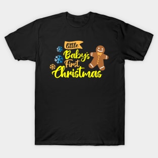 Little babys first christmas yellow. T-Shirt